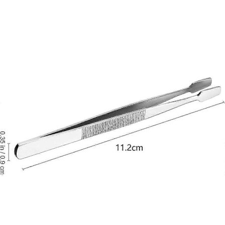 Frimerkeklips Filateli Frimerker Samleverktøy 2 stk (Sølv) Ett stykke smykkeklips Qyroadwolf