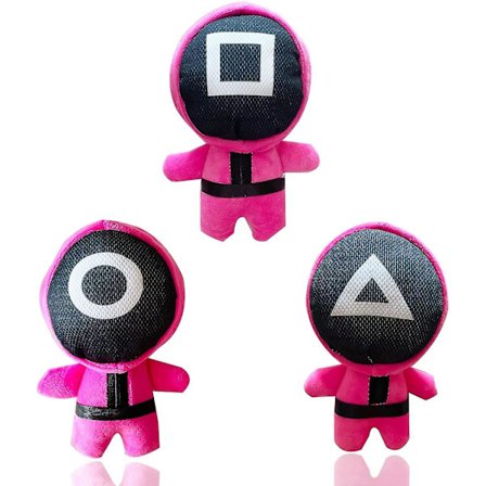 3-pack spel Tv Maskerad man fylld plyschdocka