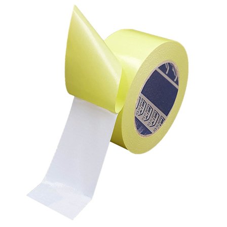 Permanent dobbeltsidig tape for tepper, matter og andre inventar