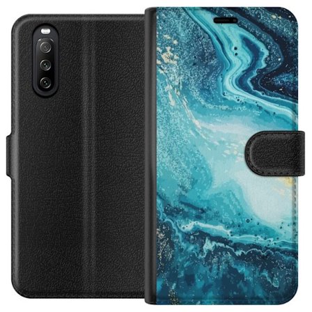 Kompatibelt Plånboksfodral till Sony Sony Xperia 10 III Konstmönster