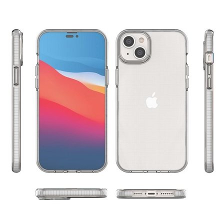 Spring Case tapauksessa iPhone 14 Plus silikoni kansi kehys vaaleansininen vaaleansininen