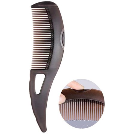 Skæl Kam med Selvrensende Tænder, Afgiftende Hovedbunds Kam Mod Skæl, 1 Styk