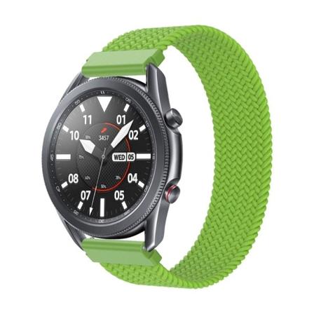 Elastinen nailon kellohihna Samsung Galaxy Watch 4:lle - Vihreä Koko: Xl Green