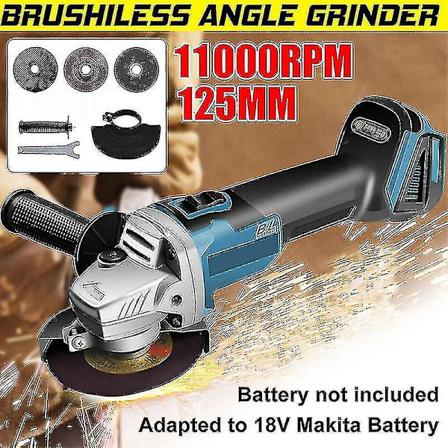 Makita vinkelslipmaskin 125 mm Flex 18 V kapslingsslip