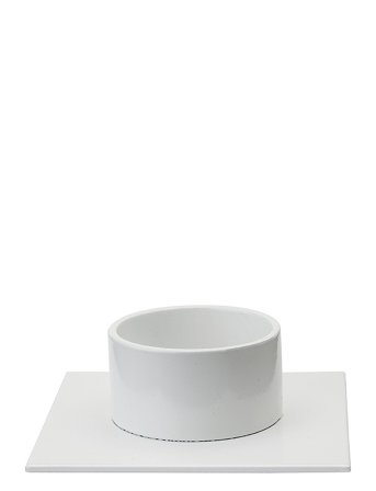 Candleholder -The Square White Kunstindustrien