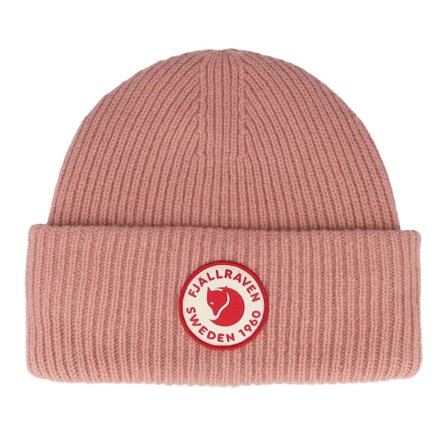 Fjällräven - 1960 Logo Hat Dusty Rose Cuff Cuff Pink Beanie - @ Hatstore