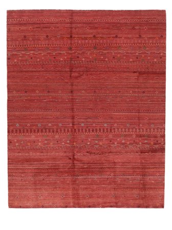 248X305 Tapis Moderne Afghan Fine Moderne Rouge Foncé/Rouge (Laine, Afghanistan) Carpetvista