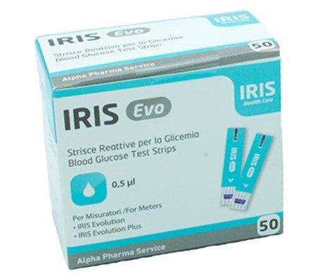 IRIS EVO STRISCE GLICEMIA 50PZ