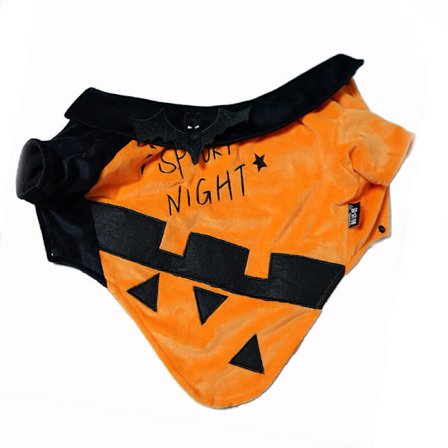 Kjæledyrdrakt, Katt Hund Flaggermus Kostyme, Halloween Gresskar Hund Kostyme Frakk Jakke Kle Deg Ut Fest Halloween Påske Kostyme(S)