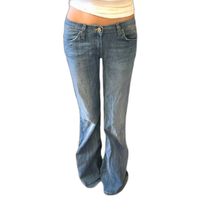 Lågmidjade bootcut jeans