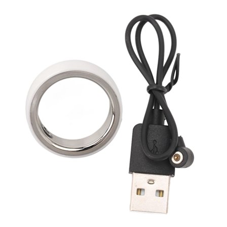 Smart Ring Vattentät Multifunktionell Lättviktssömn Sportövervakning Fitnessring för Män Kvinnor Träning Fritid Vit Storlek 20