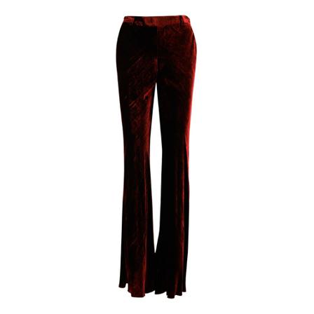 Etro, Wide Trousers Czerwony, Kobieta, Rozmiar: M