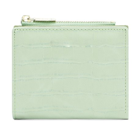 Ultra Slim Liten Lær Kvinner Lommebok Tiny Tynn Bifold Lomme Dame Lommebok, 11cm*9cm*2cm