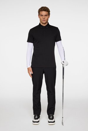 J.Lindeberg - Dex Polo - Golf - Black - Men - XL
