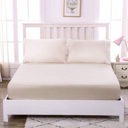 Lakan med resår 90X200 90 X 200 Cm Bomull, Anti-rynkor Stretchig Mjuk Andas För Tjock Madrass