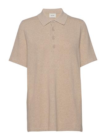Sagveien Pique T-shirts & Tops Polos Beige HOLZWEILER