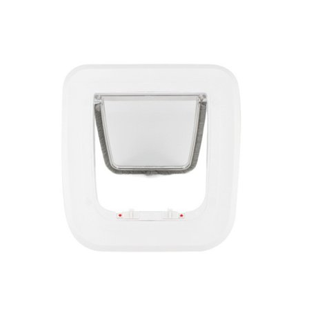 Microchip Kattelem 2024 - Hvid Selektiv Adgang Nem Installation 4 Manuelle Låsemuligheder