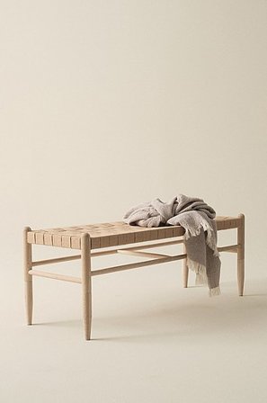 Jotex - Sittbänk 120 Cm Ek - Jute Ek KÖPENHAMN - Köp Hallmöbler hos Jotex