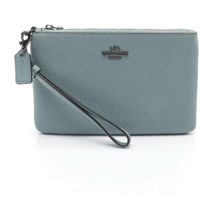 Coach Pre-owned, Pre-owned Clutches Blauw, Dames, Maat:ONE Size