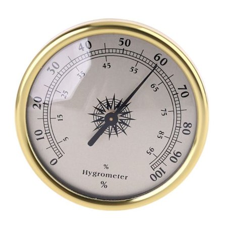 7,2 cm termometer og hygrometer Praktisk luftfuktighetsmåler for soverom