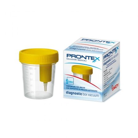 Prontex Diagnostic Box Vacuum System Contenitore Urina Sterile 1
