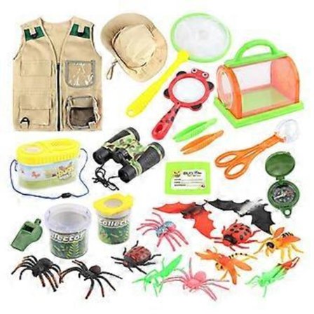 Eventyrsett for barn Utendørs utforskningsleker Rollespillfest for barn