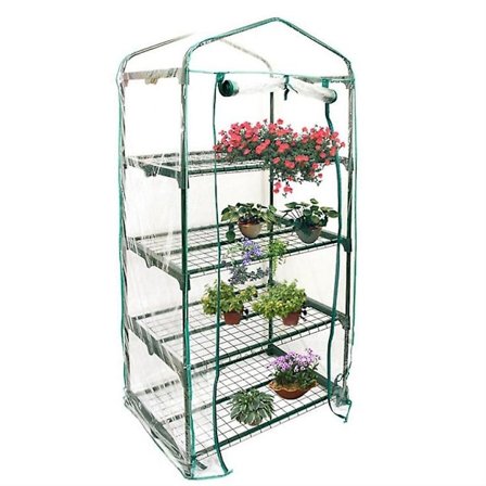 Pvc planteoverdækning have drivhus regntæt skur varmt og solsikkert drivhusovertræk hylde ikke inkluderet