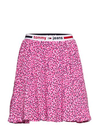 Tjw Printed Mini Skirt Pink Tommy Jeans