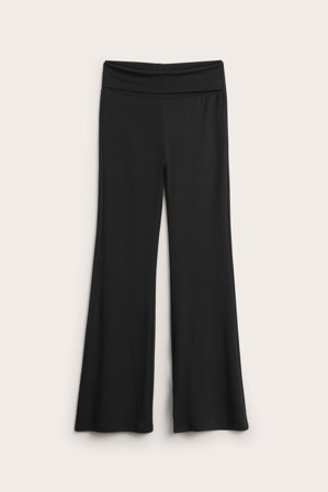 Kappahl | Rozszerzane legginsy Czarne 146 | Czarne