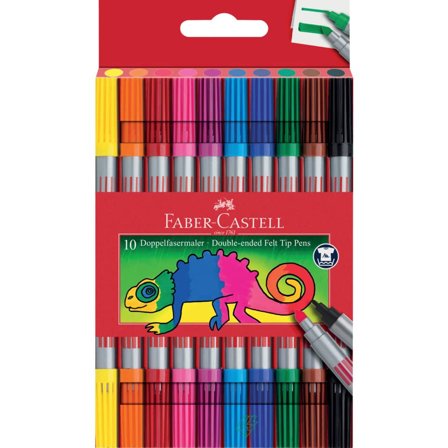 FABER-CASTELL Tusj FABER CASTELL dobbel spiss (10)
