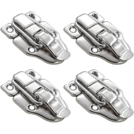 4st Rostfritt Stål Robust Lås Växelspärr Resväska/Trälåda/Låsspärr