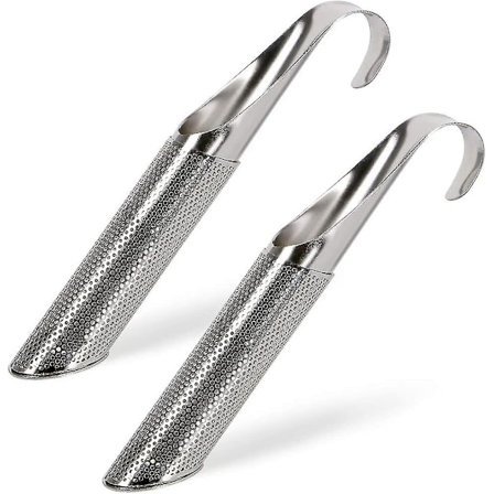 Teinfuser, 2 stk. rustfrit stål te-si, mesh te-filter, urteinfuser, te-infuser, te-si til løs teblad, urter eller krydderier