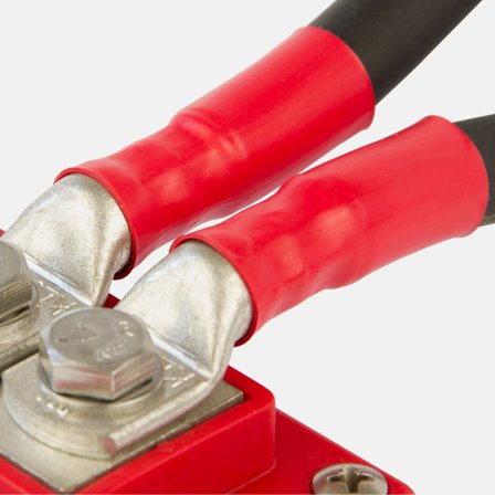 Heat shrink tube Skyllermarks, 2 x 300 mm, suitable for cable 70 - 120 mm², black/red