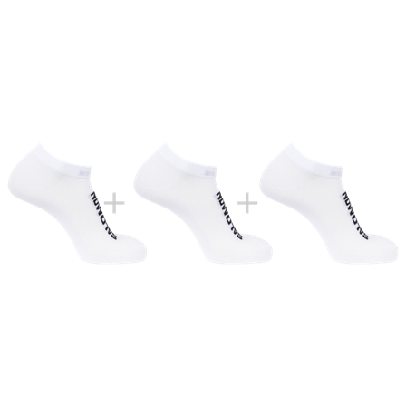 Salomon - Chaussettes Everyday Lite Low 3-pack - White - 45-47