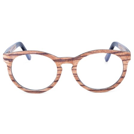 Drewniane oprawione przezroczyste szylkretowe okulary dla mężczyzn - Drewniane okulary przeciwsłoneczne