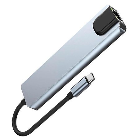 5 6 8 i 1 Multiport Adapter USB2.0 3.0 Porter Type C Konsentrator Dock 100M Gigabit RJ45 4K 30Hz HDMI-kompatibel for PC Laptop