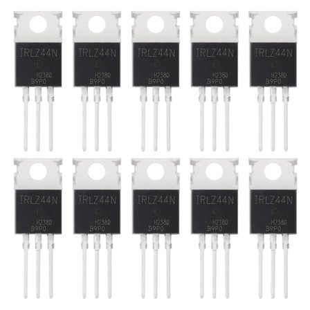 10 stk. IRLZ44N IRLZ44 IRLZ44NPBF N-kanal MOSFET Transistorer 47A 55V 47 Ampere 55 Volt Effekt MOSFET Transistor TO-220