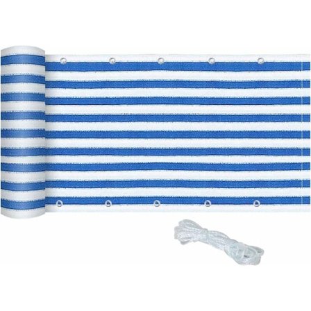 Balkongskydd mot vind och rivning