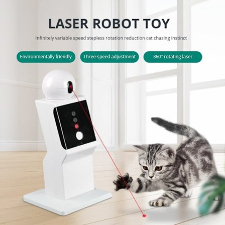 Pet Robot Laser Rolig katt smart leksak 1st
