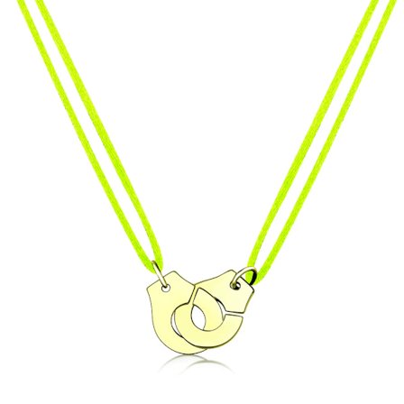 100% 925 Sterling Silver Handbojor Dam Halsband Les Menottes Halsband med Justerbart Rep Kvinnliga Snören Bijoux Collier