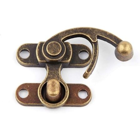 10 st Antik Vintage Lås Spänne Lås Hacke 38*45mm Svängarm Lås