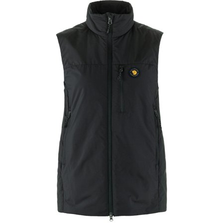 Fjällräven Dam's Bergtagen 60 Insulation vest in Black | Size: Small, Primaloft/Polyester