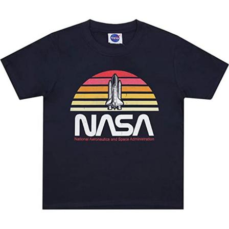 Nasa Boys Sunset T-shirt 8-9 Years Navy