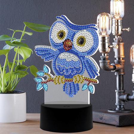 Diamond Painting Led Nattlampa Bordslampa Diy Dekoration
