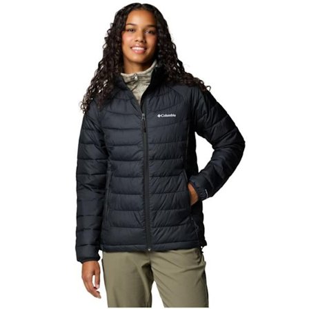 damklädsel - svart - Columbia Powder Lite II full zip jacka