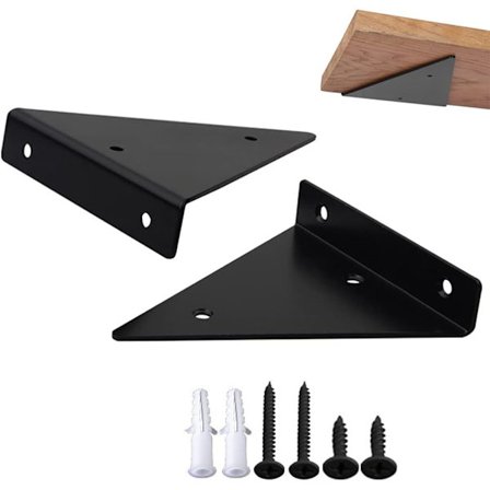 2 stk. flydende hyldebeslag, flydende hyldebeslag, væg S