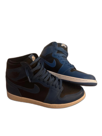 Nike Air Jordan 1 blå och svarta