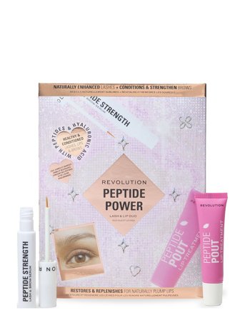 Revolution Beauty London Revolution Peptide Power Lash And Lip Duo Gift Set - Nude - ONE SIZE