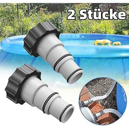 2 kpl Intex-uima-altaan sovitinta pumppuletkulle, erikoissovitin uima-altaalle