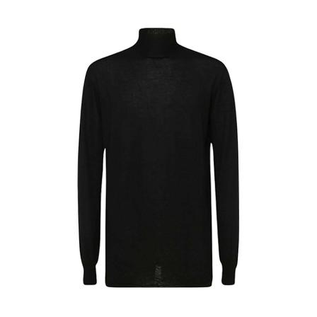 Rick Owens, Turtlenecks Zwart, Heren, Maat:ONE Size